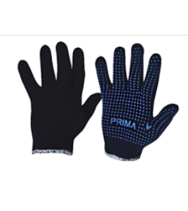PVC Dotted Knitted Gloves